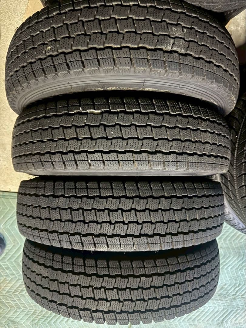 軽バン 軽トラ スタッドレス 145/80R12 2023年製 ホイールセット