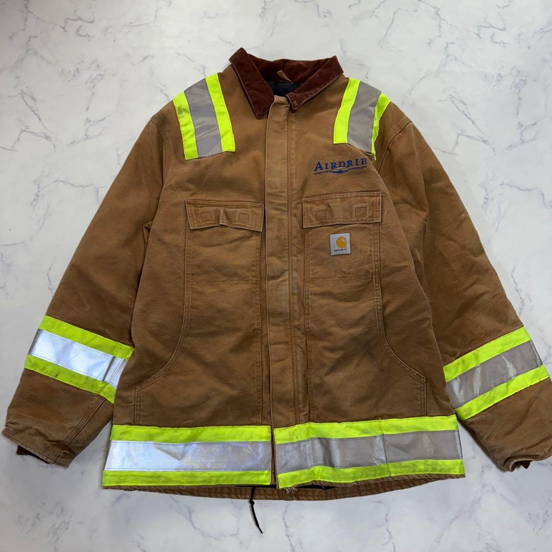 d*5様 【レア品】カーハート ダック生地 トラディショナルコート ブラウン リ