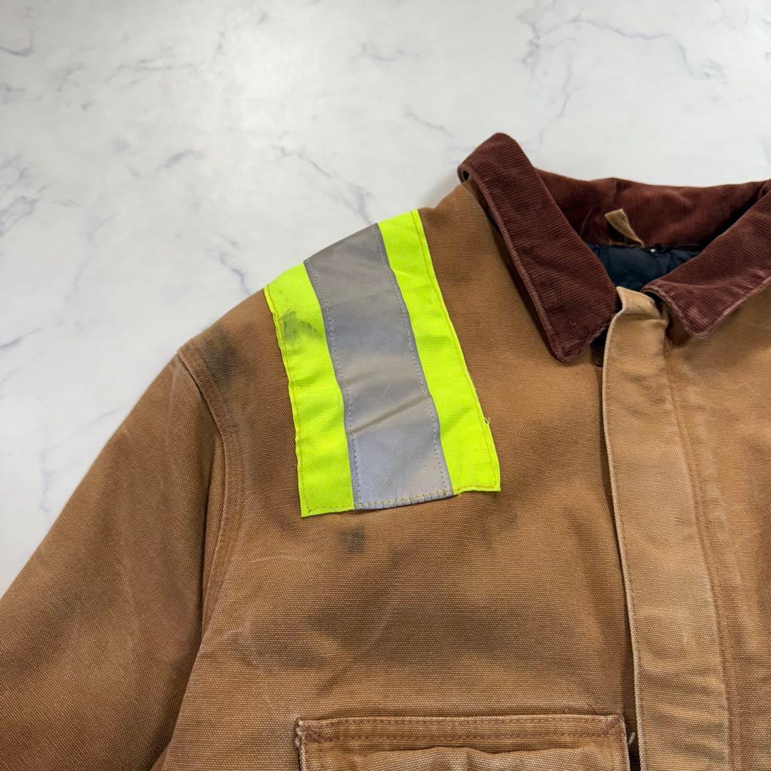 d*5様 【レア品】カーハート ダック生地 トラディショナルコート ブラウン リ