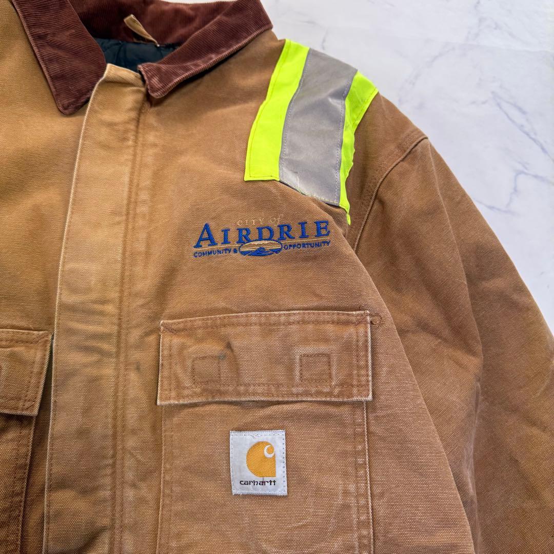 d*5様 【レア品】カーハート ダック生地 トラディショナルコート ブラウン リ