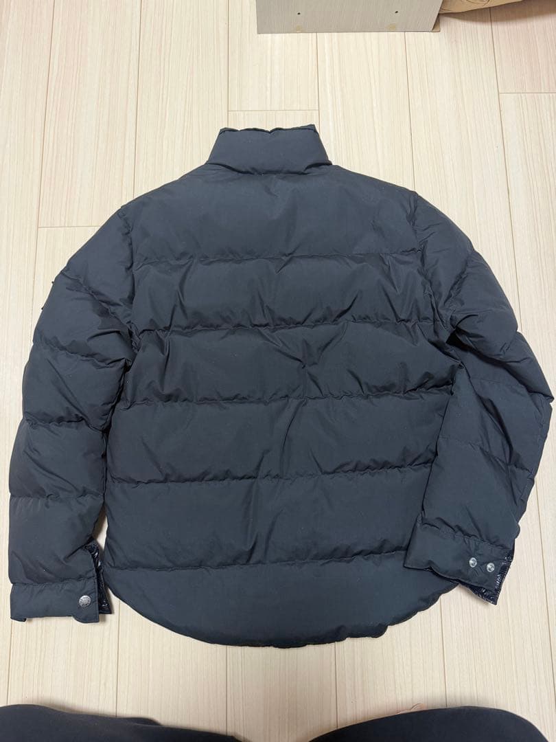 ノースフェイス　パープルレーベル　ブラックダウンジャケット　ダウンシャツ