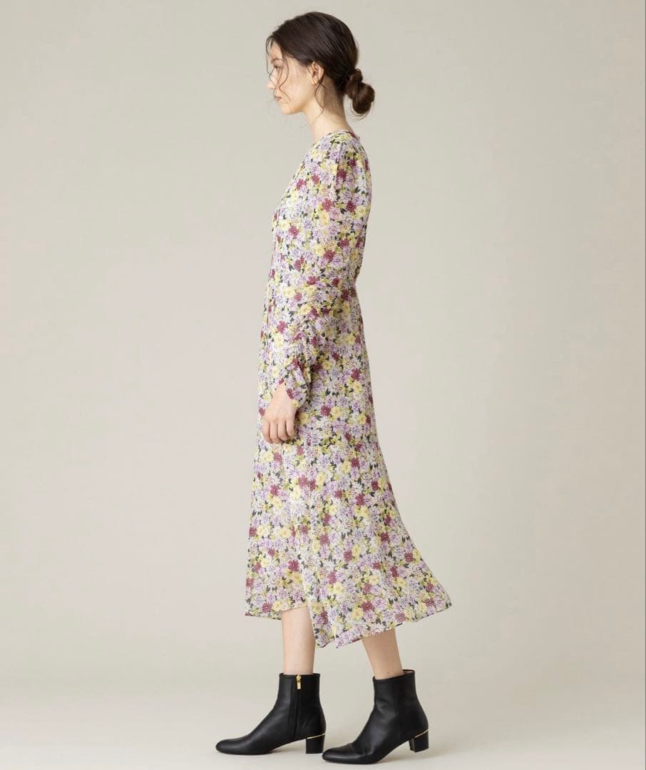 LOULOU WILLOUGHBY 花柄ロングワンピース