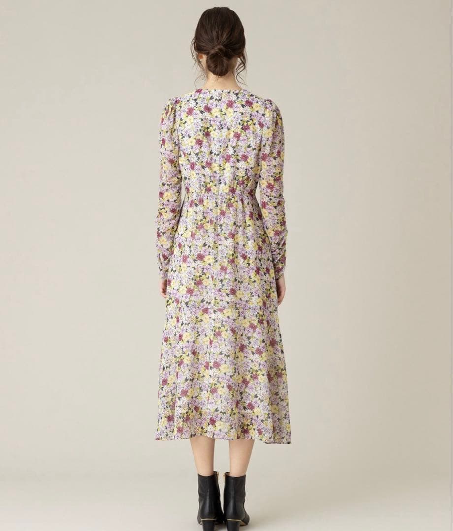 LOULOU WILLOUGHBY 花柄ロングワンピース