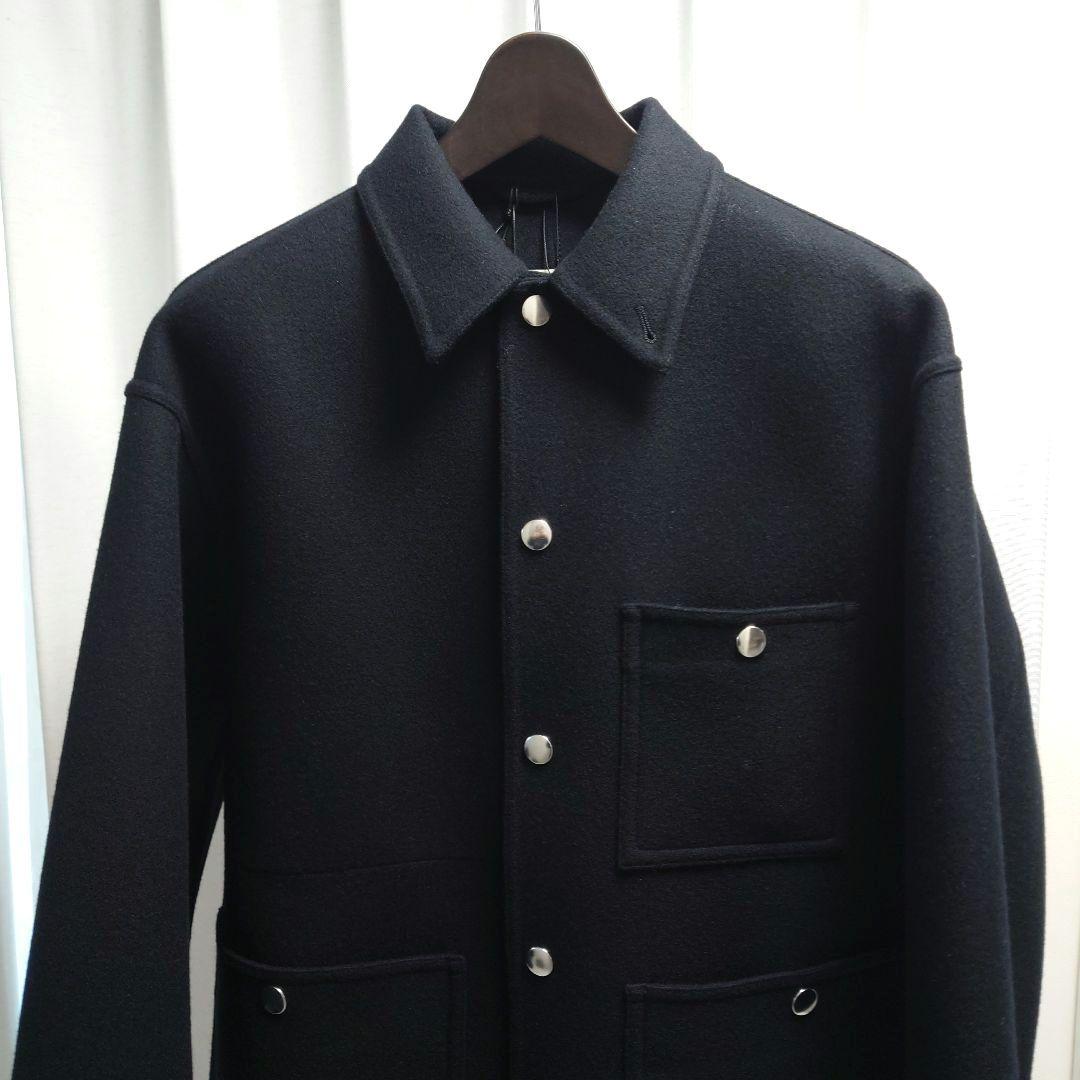 【新品】H BEAUTY&YOUTH メルトンカバーオール 黒 XS