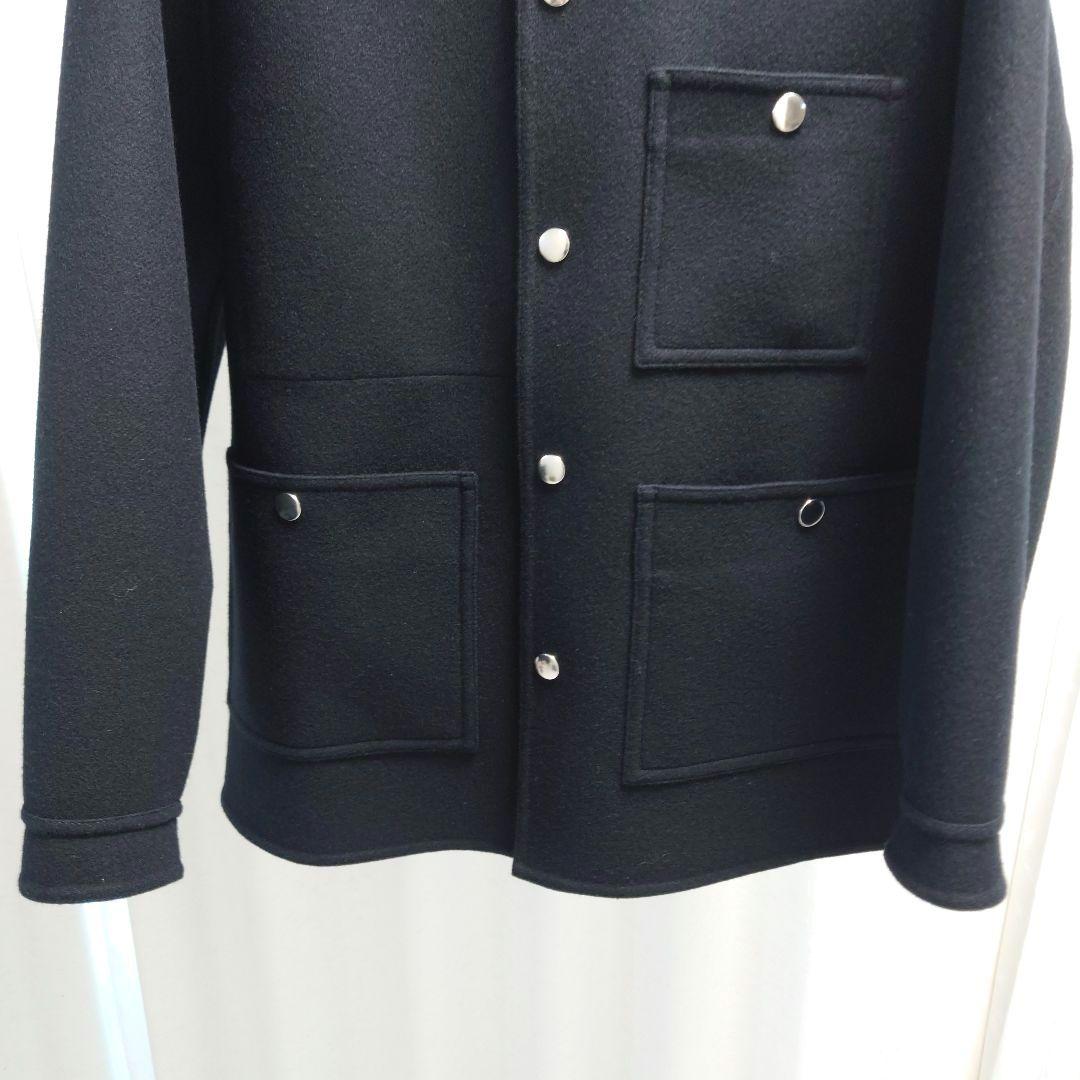 【新品】H BEAUTY&YOUTH メルトンカバーオール 黒 XS