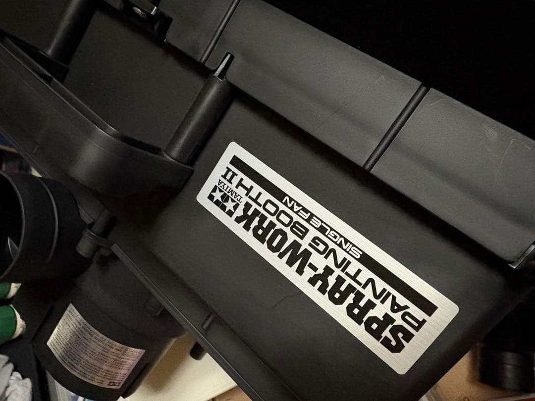 クレオスMR.HOBBY リニアコンプレッサーL5 & タミヤ　ペイントブース