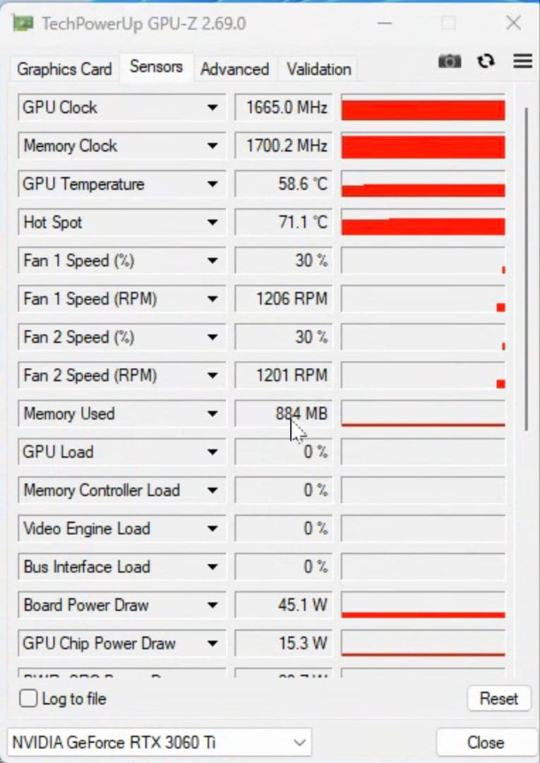 Palit RTX 3060 Ti Dual 8GB 3DMARK動作確認済み