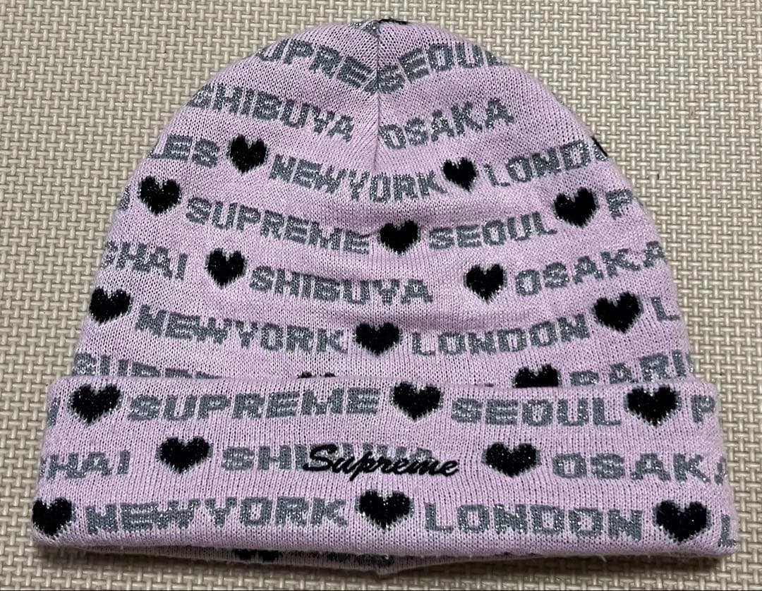 帽子 Supreme Hearts Beanie \"Light Pink\"