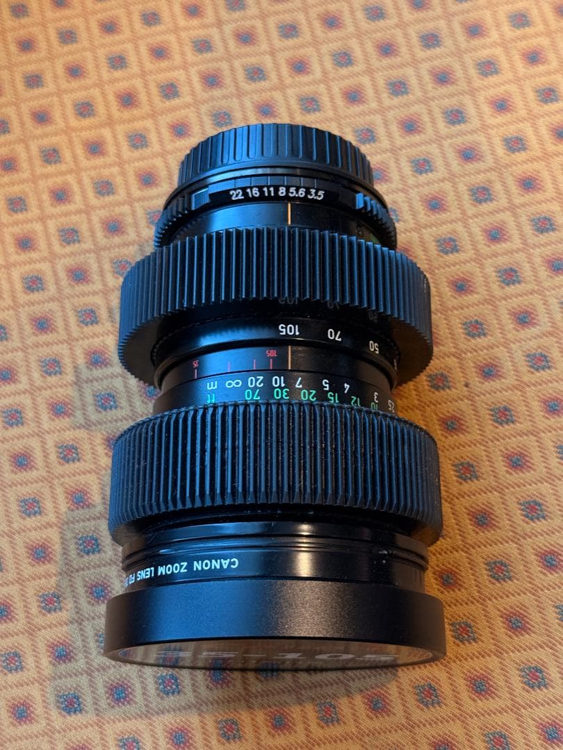 レンズ(ズーム) Canon FD Zooms cine-mod EF