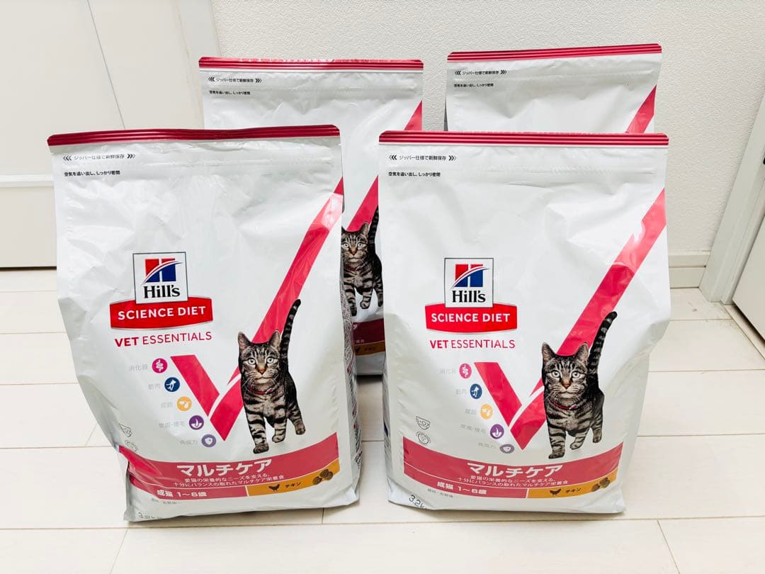 【ジハルマ2】猫　ベットエッセンシャル　マルチケア 3.2kg 4袋セット