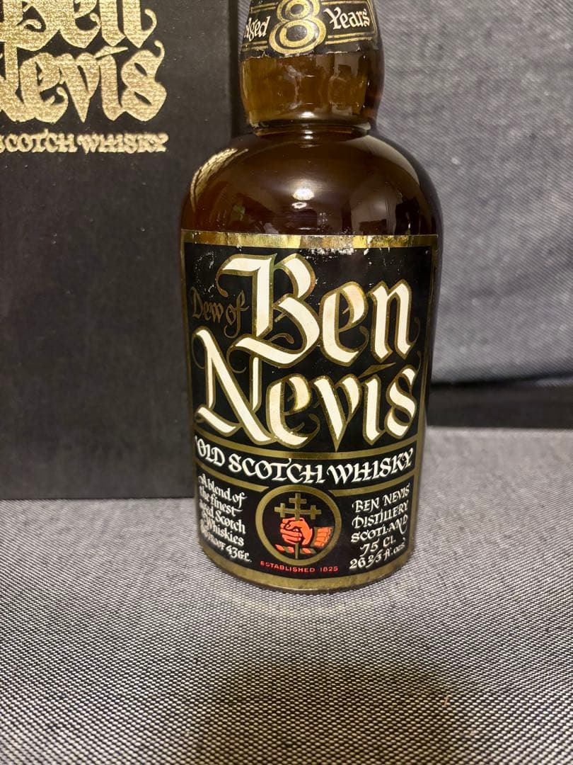 BEN NEVIS　ベンネヴィス 8年　特級　ウイスキー古酒　箱付き未開封