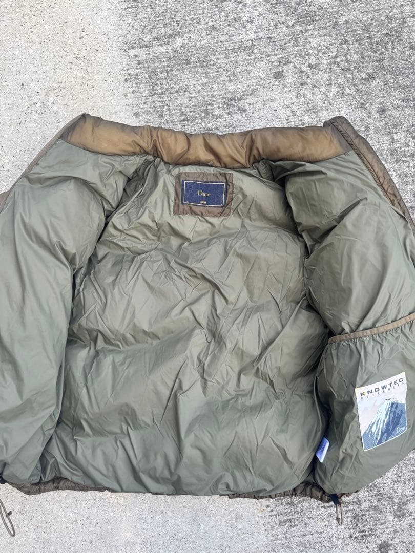 ジャケット・アウター Dime Classic Ripstop Puffer gold