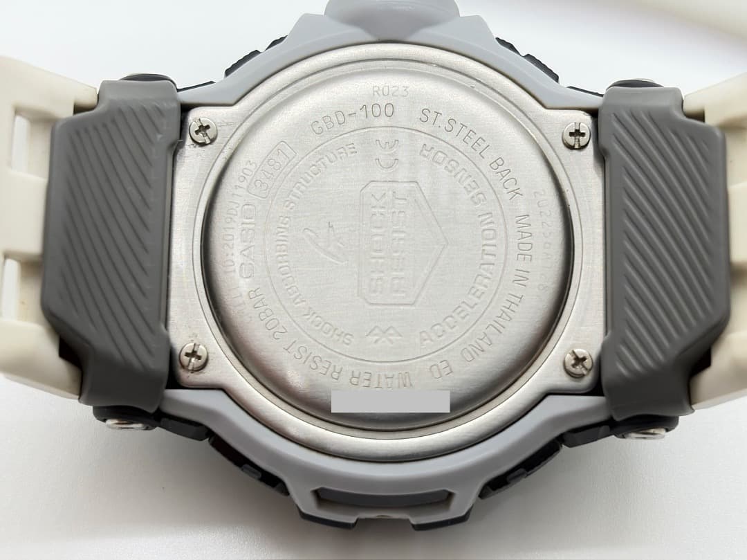 【稼働】カシオ G-SHOCK G-SQUAD GBD-100-1A7