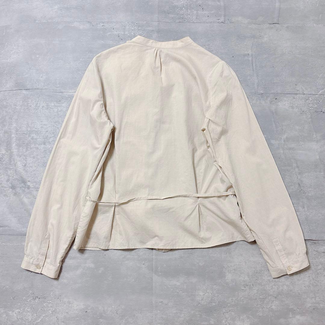 1/25終◆美品✨hatsutoki 西脇 ナチュラル 自然 ブラウス　播州織