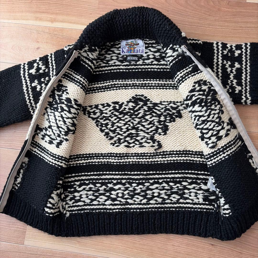 KANATA カウチンニット カナダ製 ブラック