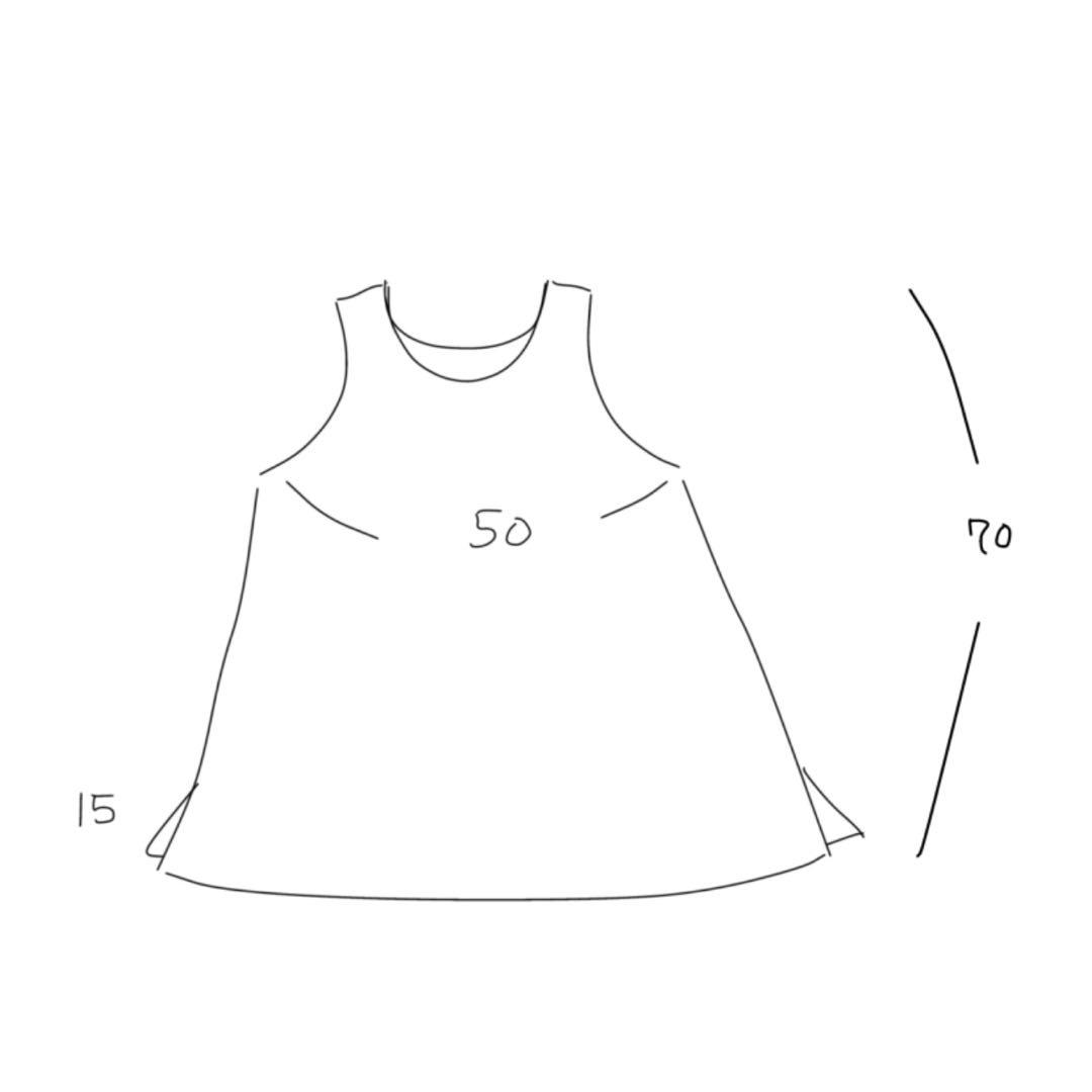 未使用【 うさと 】 うさとの服 ベスト チュニック