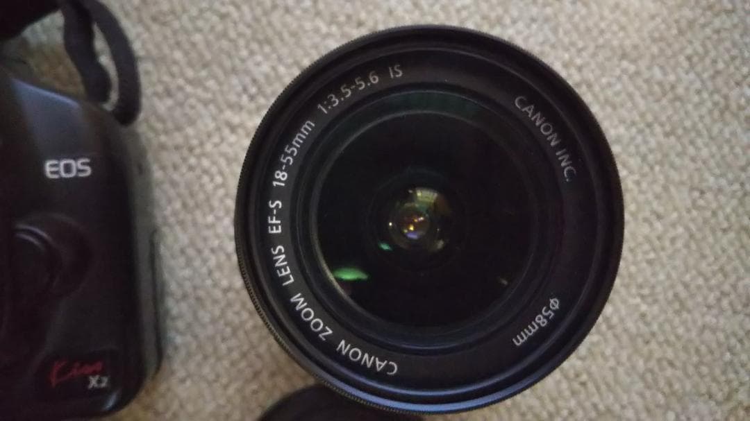 Canon EOS kiss X2 ダブルレンズ