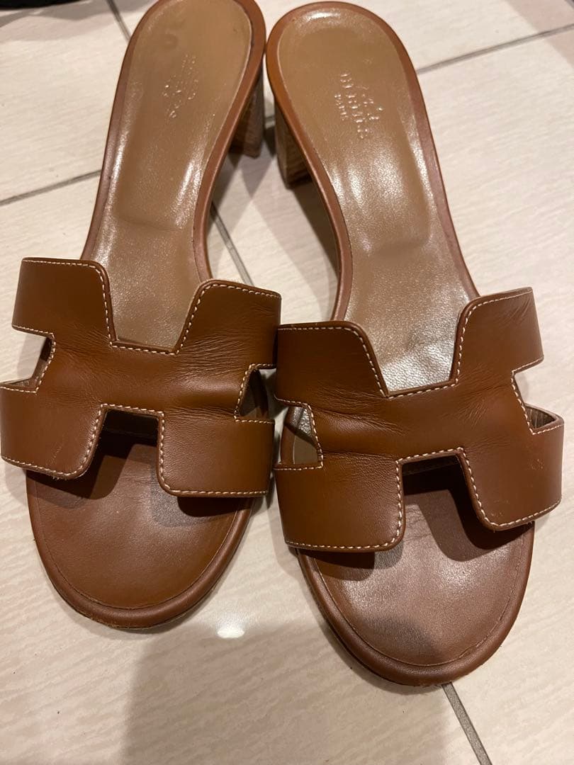 美品です！！HERMES エルメス オアジス　ゴールド　サイズ38