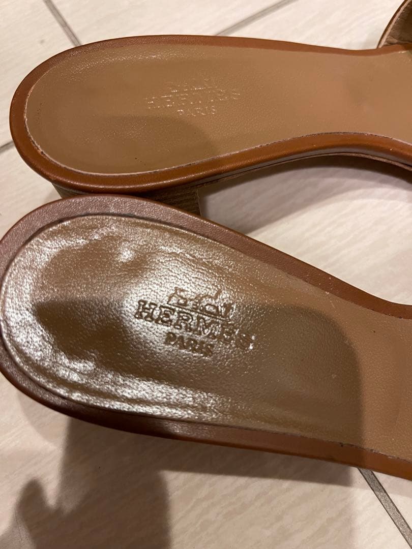 美品です！！HERMES エルメス オアジス　ゴールド　サイズ38