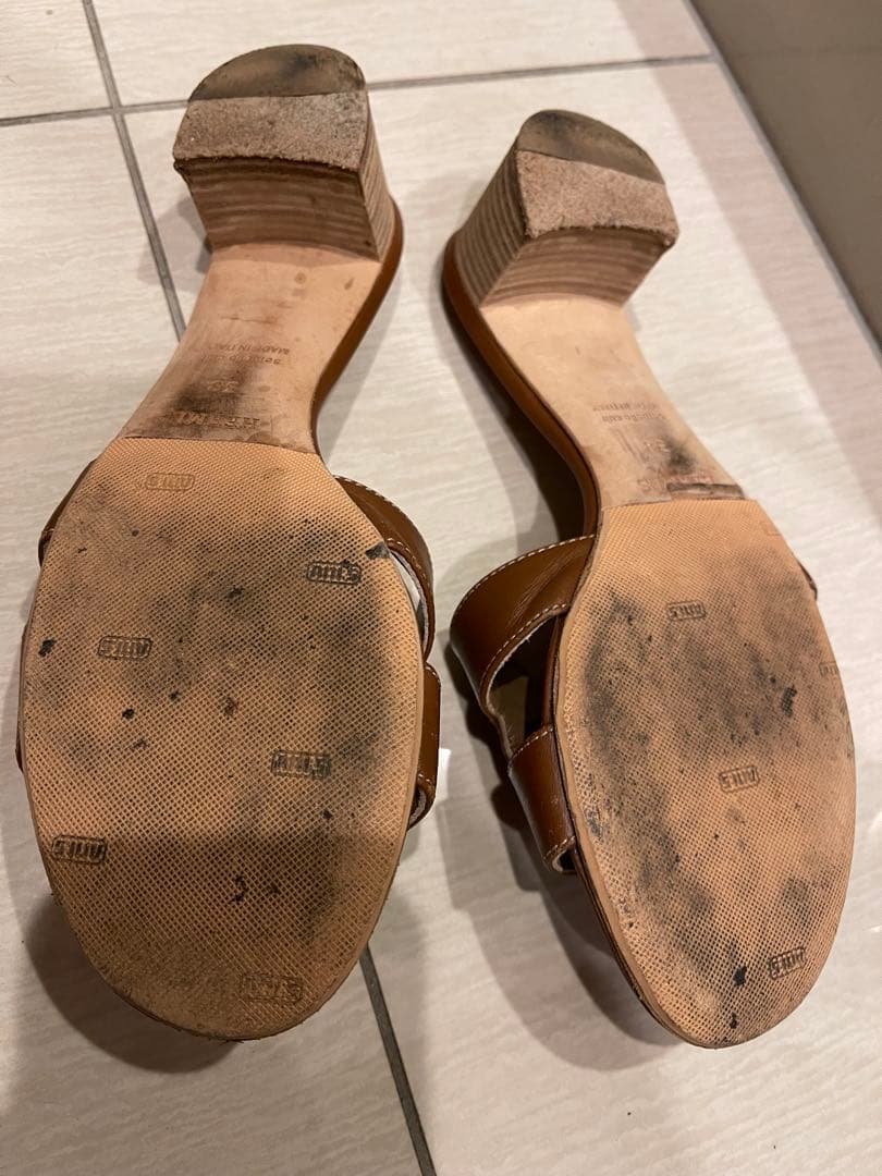 美品です！！HERMES エルメス オアジス　ゴールド　サイズ38