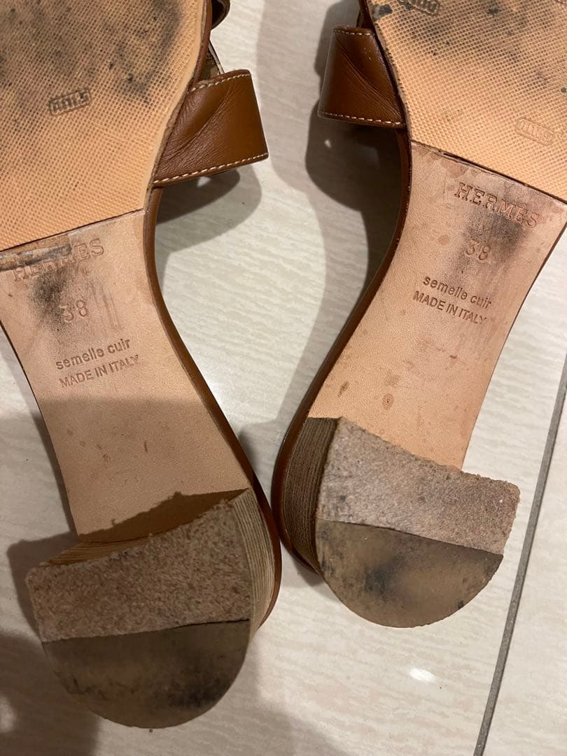 美品です！！HERMES エルメス オアジス　ゴールド　サイズ38