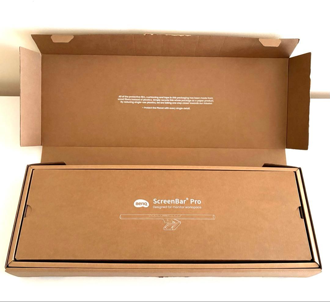 【美品】BenQ ScreenBar Pro モニターライト シルバー