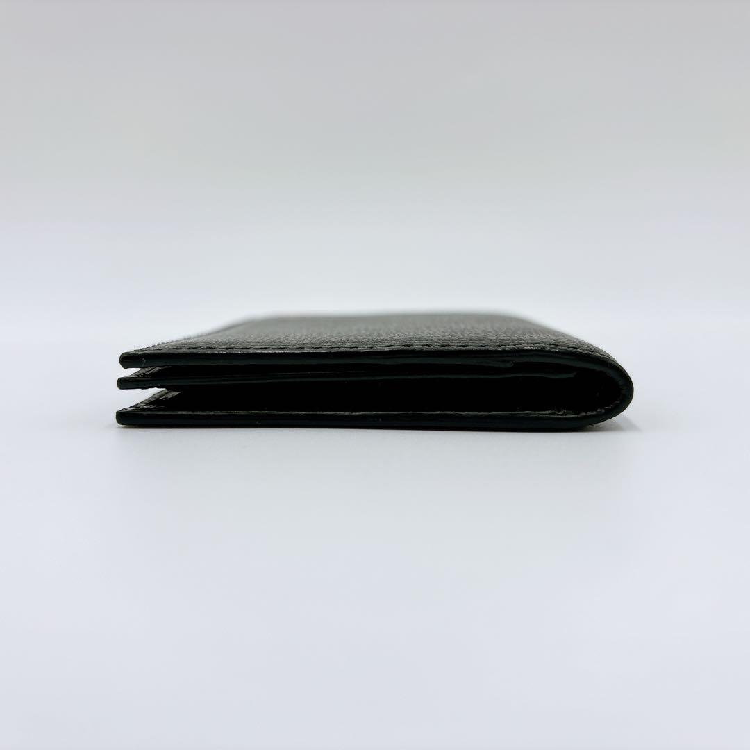 極美品 ＊ dunhill ダンヒル レザー 名刺入れ カードケース ブラック