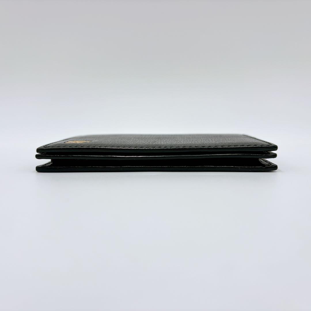 極美品 ＊ dunhill ダンヒル レザー 名刺入れ カードケース ブラック