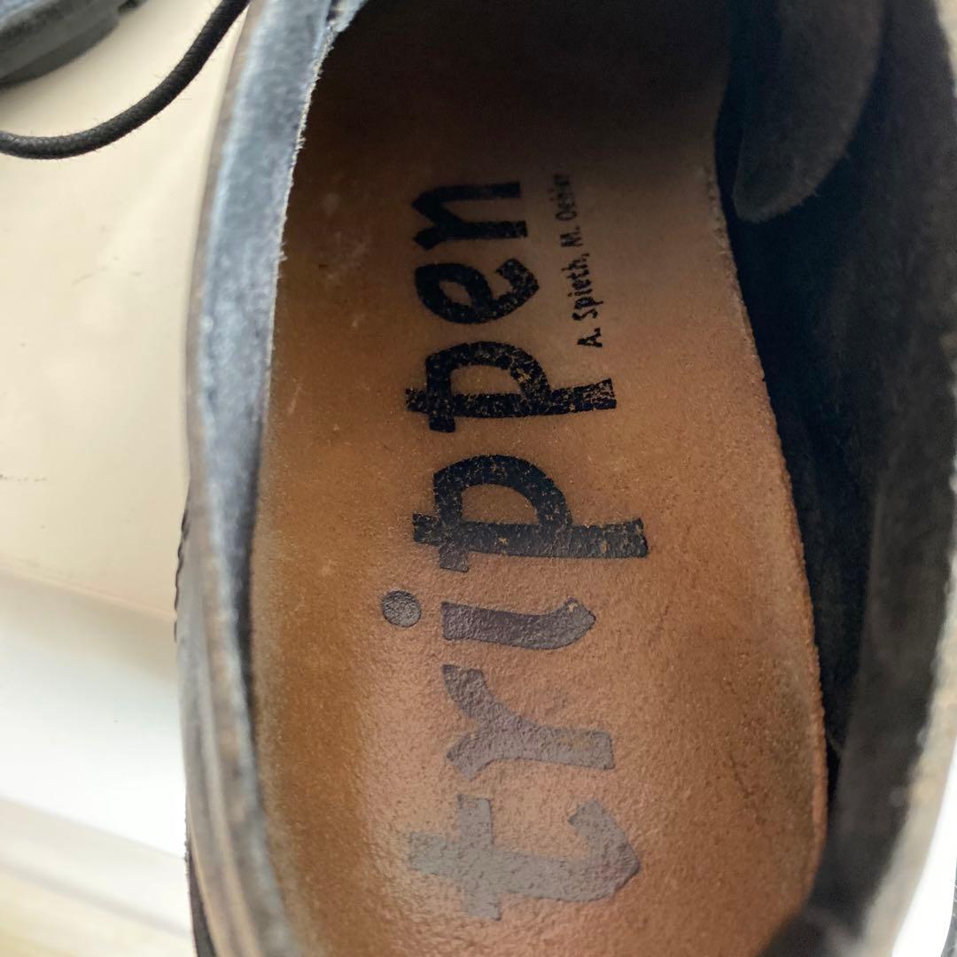 トリッペン trippen GANGSTER 革靴 美品 黒 レザーシューズ