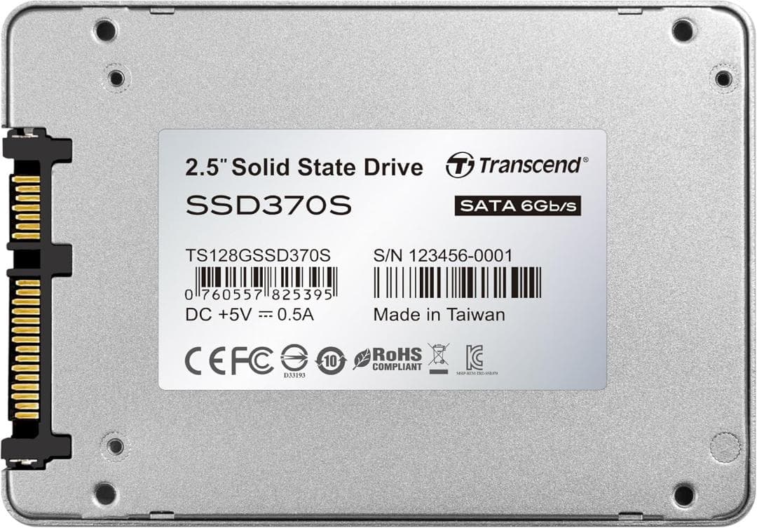 Transcend SSD 2.5インチ SATA3 7mm SSD370S