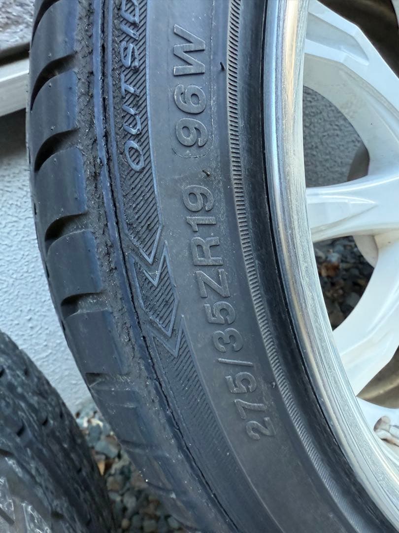 ワークシュバート 19インチ 10.5J 11.5J 78000→67000