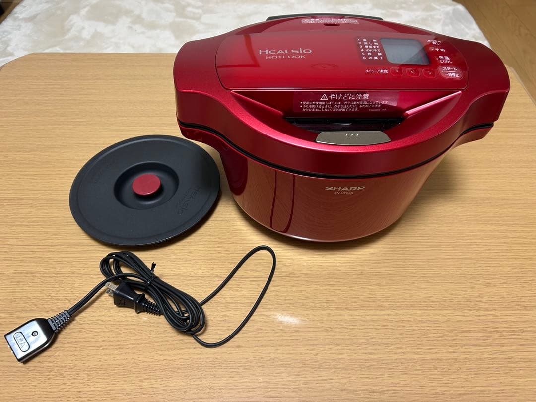 シャープヘルシオ ホットクック 水なし自動調理鍋　KN-HT99A-R