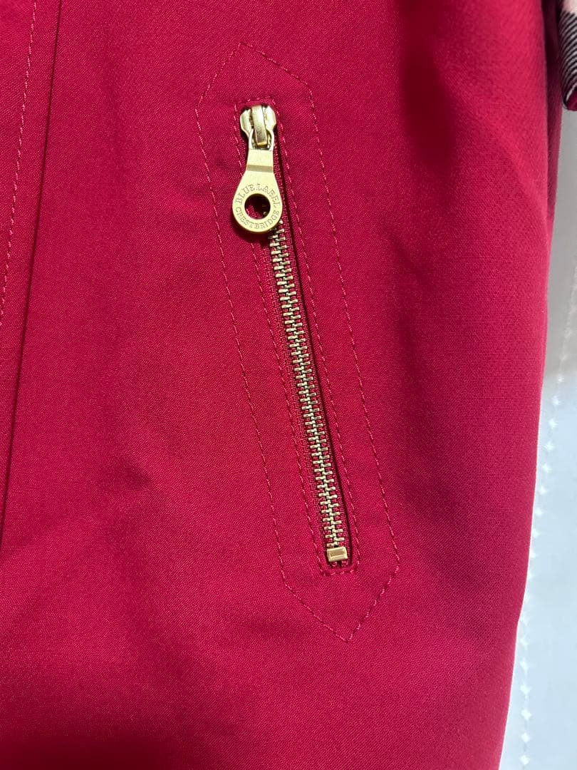 【新品未使用】ブルーレーベル クレストブリッジ ワンピース 赤 M バーバリー