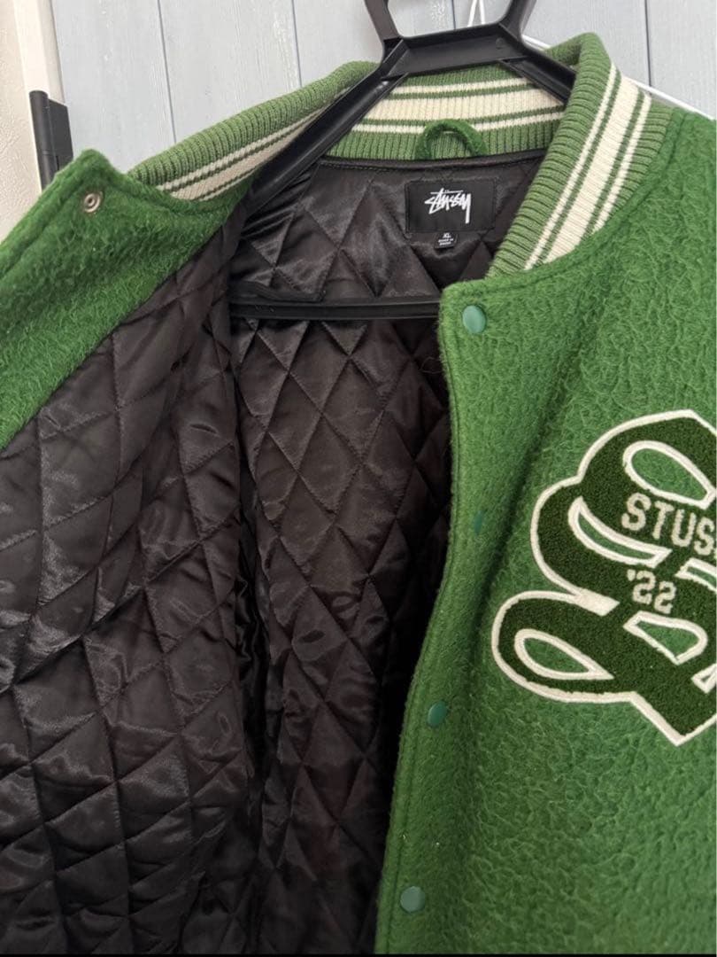 ジャケット・アウター Stussy Casentino Wool Varsity Jacket XL