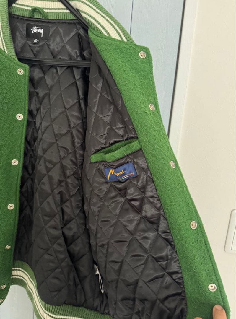 ジャケット・アウター Stussy Casentino Wool Varsity Jacket XL