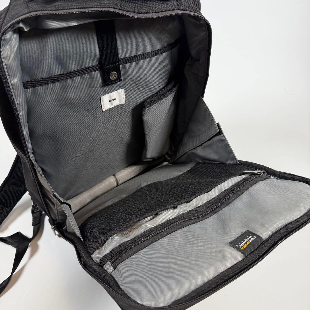 【美品】エース　ビジネスリュック　ガジェタブルCB コーデュラ　15L ブラック