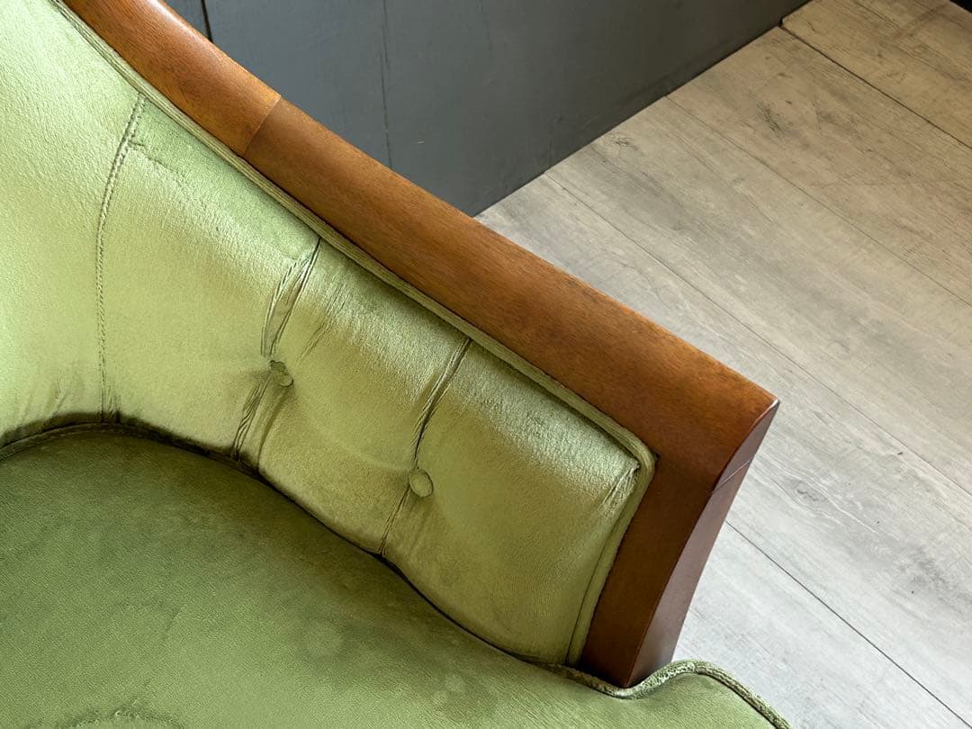 ①マルニ　 maruni サランテ　1Pソファ　パーソナルソファ　グリーン　SZ