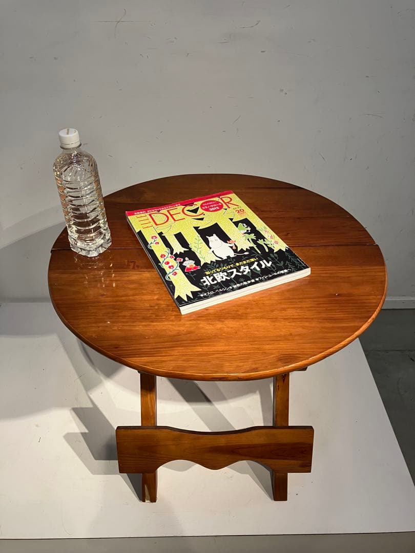 オールド　フォールディング　テーブル、レトロ、キャンプ、折り畳み、キツツキ、天童