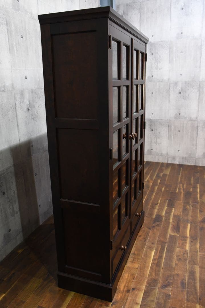 DDC21 北海道民芸家具 ブックキャビネット 本棚 書棚 カバ/樺 無垢材