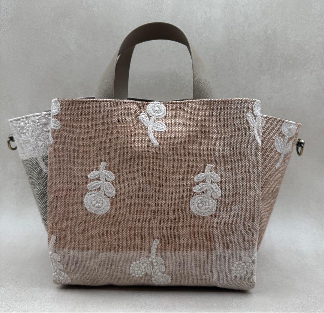 ミナペルホネン ハンドメイドバッグ bonheur 910