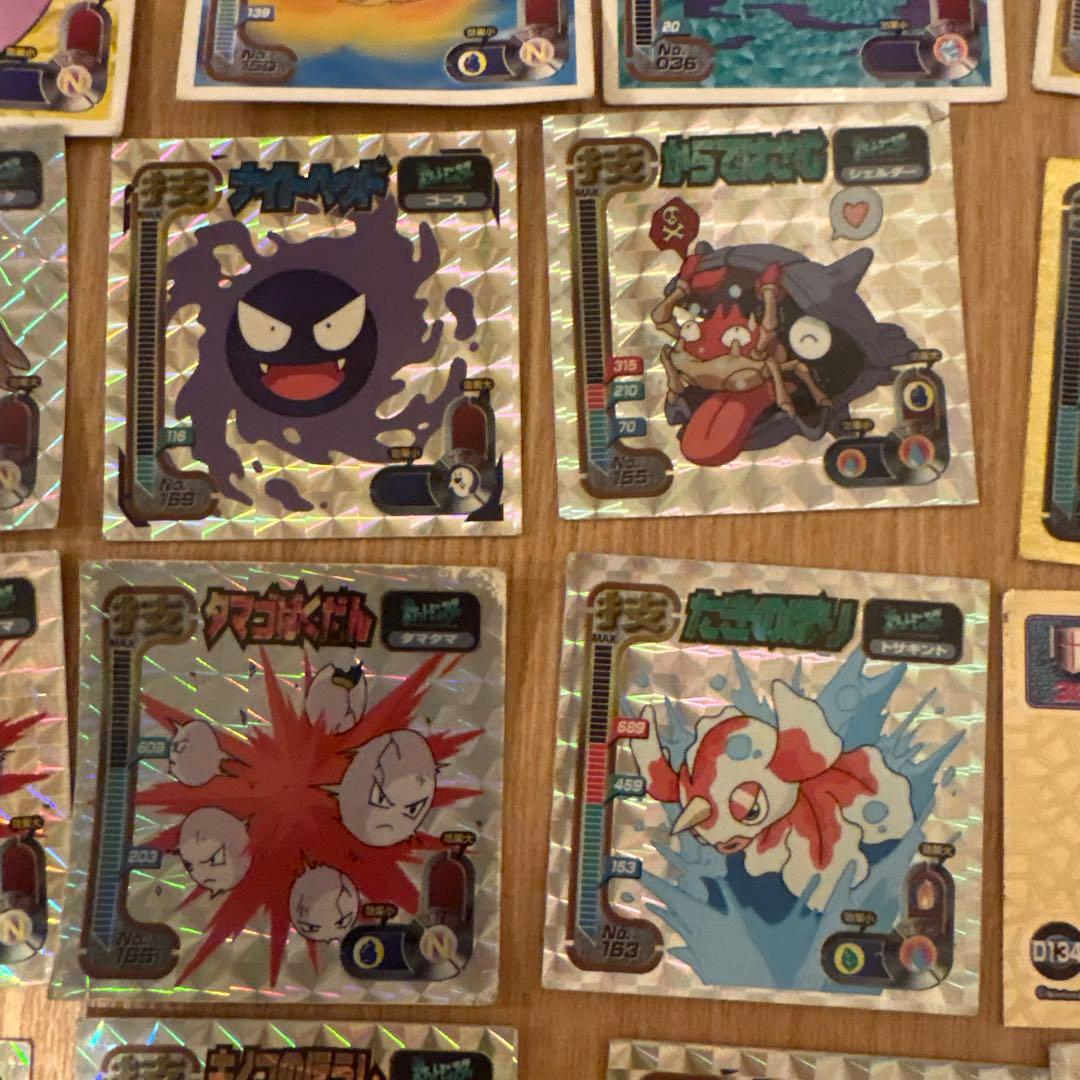 ポケモン　アマダ　まとめ売り　ポケモンシール烈伝　ポケモンゲットカードおまけ付き