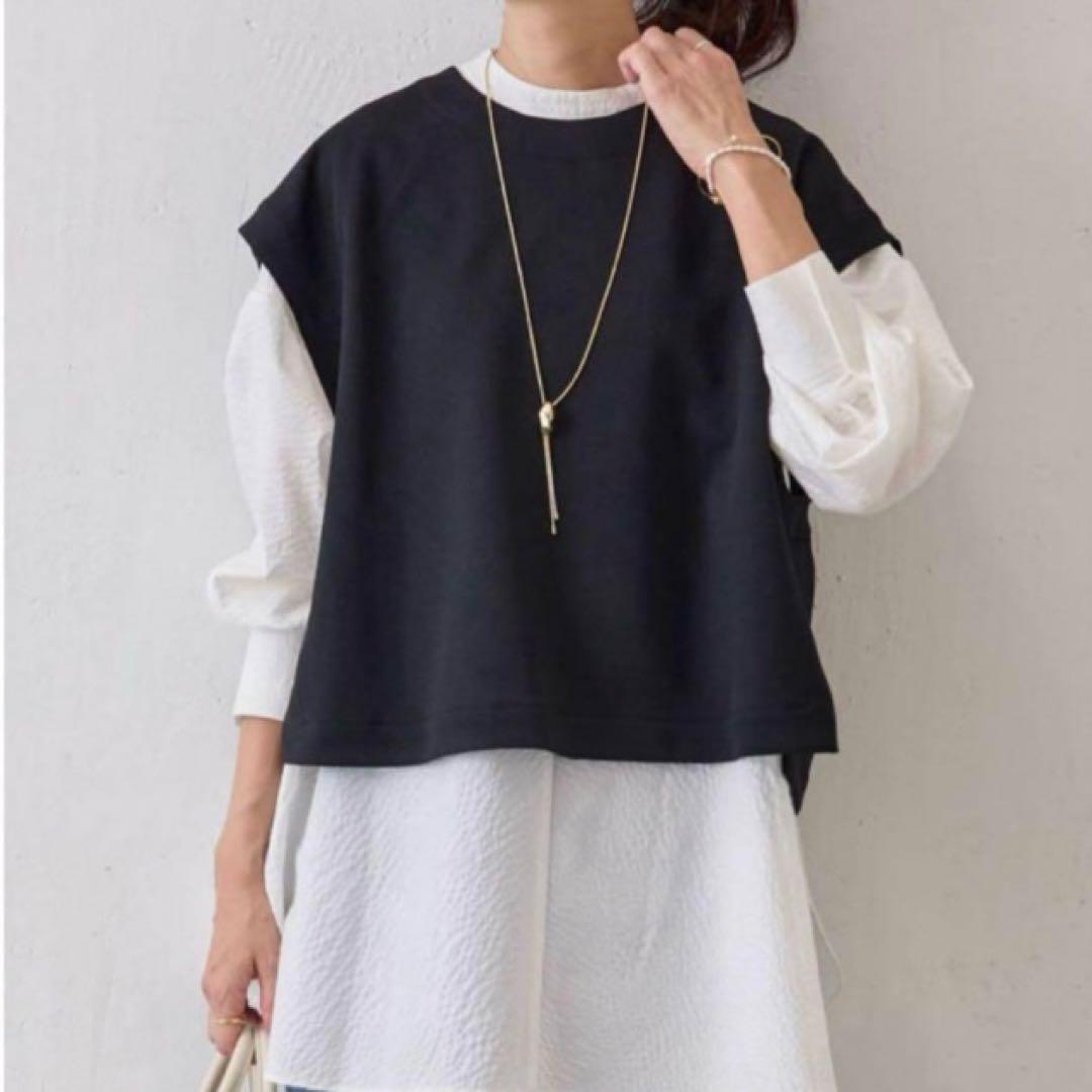 極美品♡ ビアズリー 前後2way ショートベスト 24SS サイズフリー