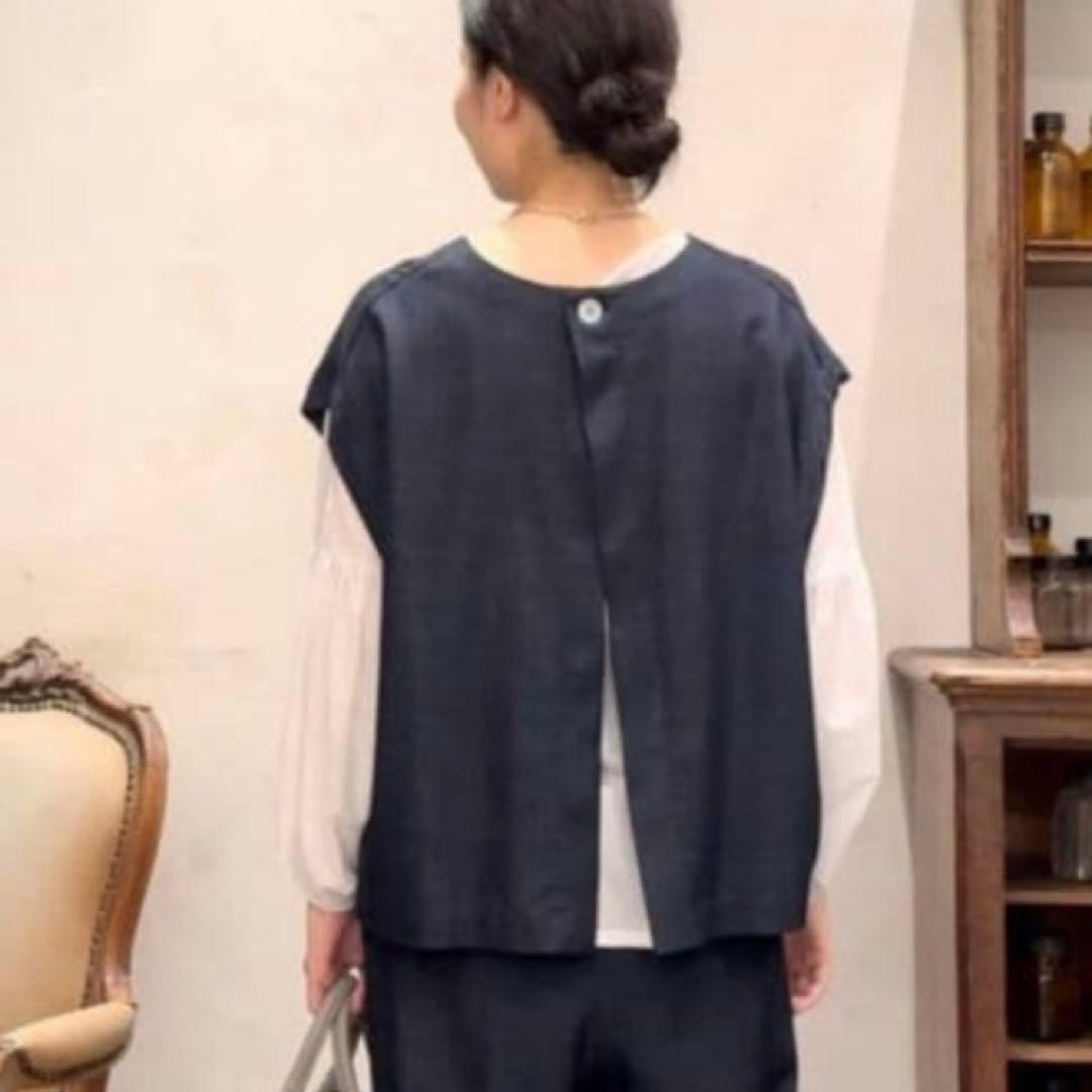 極美品♡ ビアズリー 前後2way ショートベスト 24SS サイズフリー