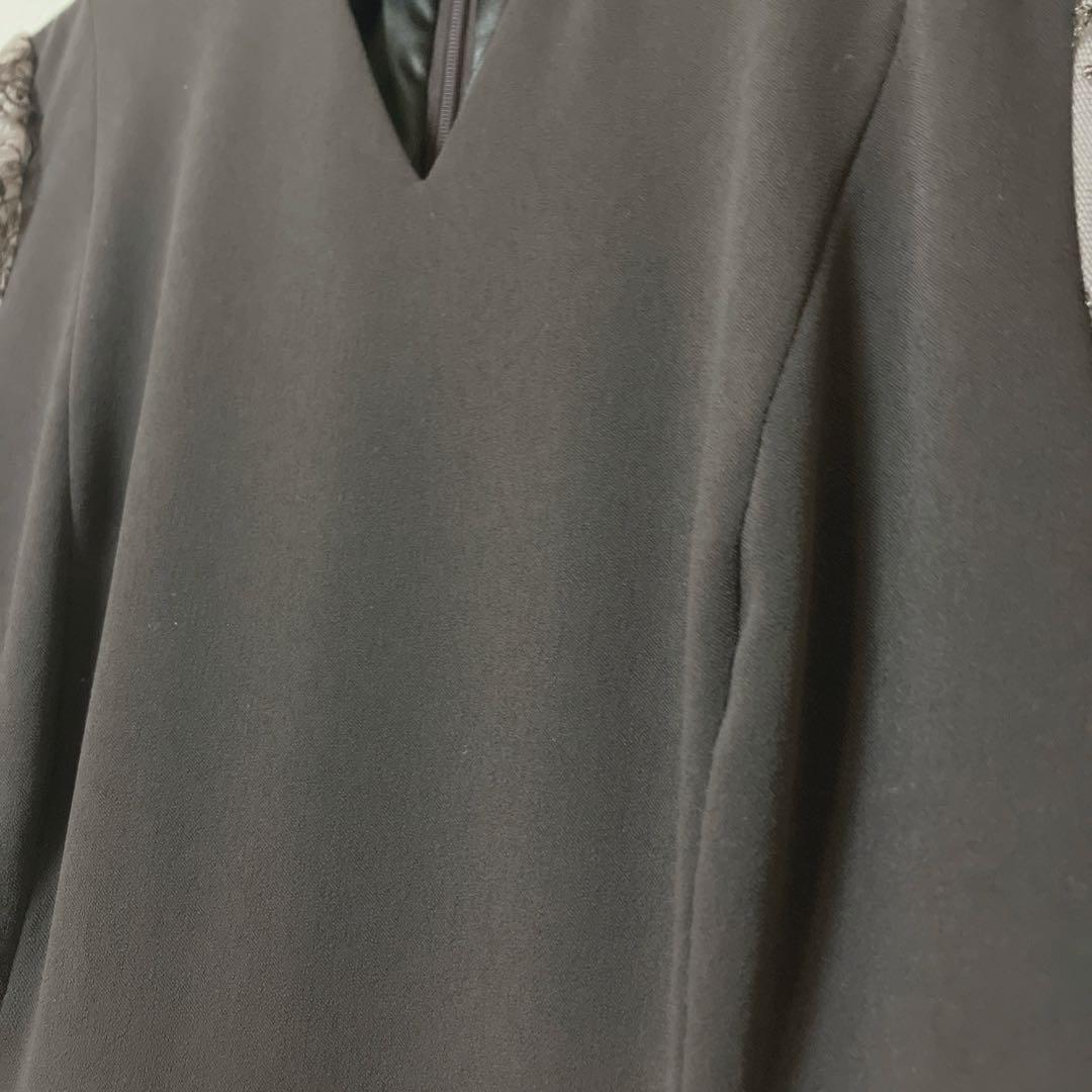 完売品　美品　刺繍 シアー トライアングルデザイン エンブロイダリー ワンピース