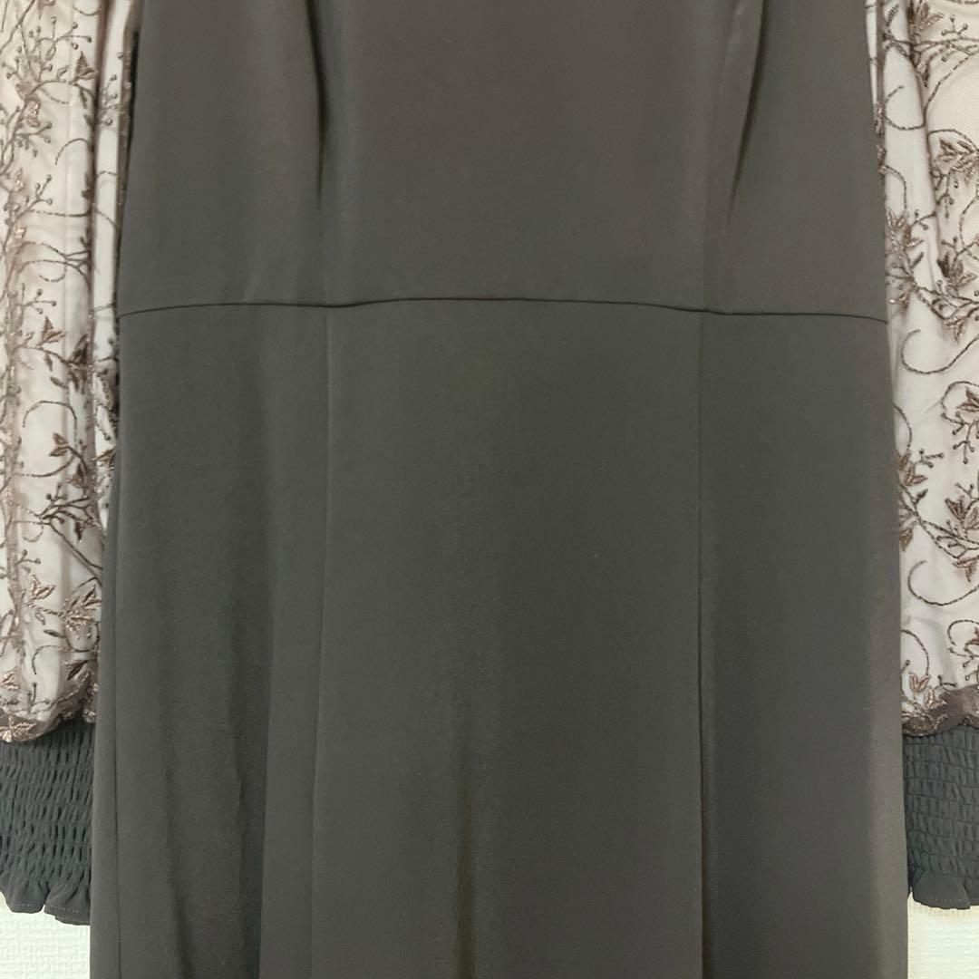 完売品　美品　刺繍 シアー トライアングルデザイン エンブロイダリー ワンピース