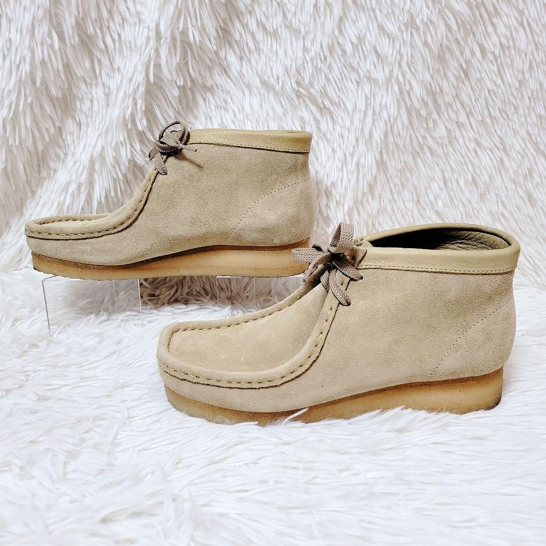 極美品✨クラークス ワラビー ブーツ 天然ゴム クレープソール スウェード