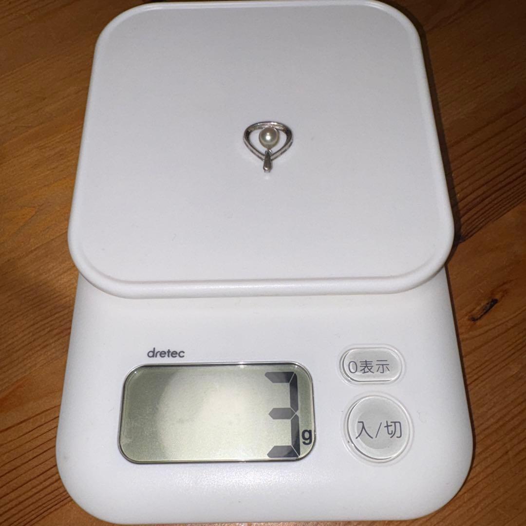 Pt刻印あり パール ペンダントトップ 総重量3g プラチナ 昔のもの