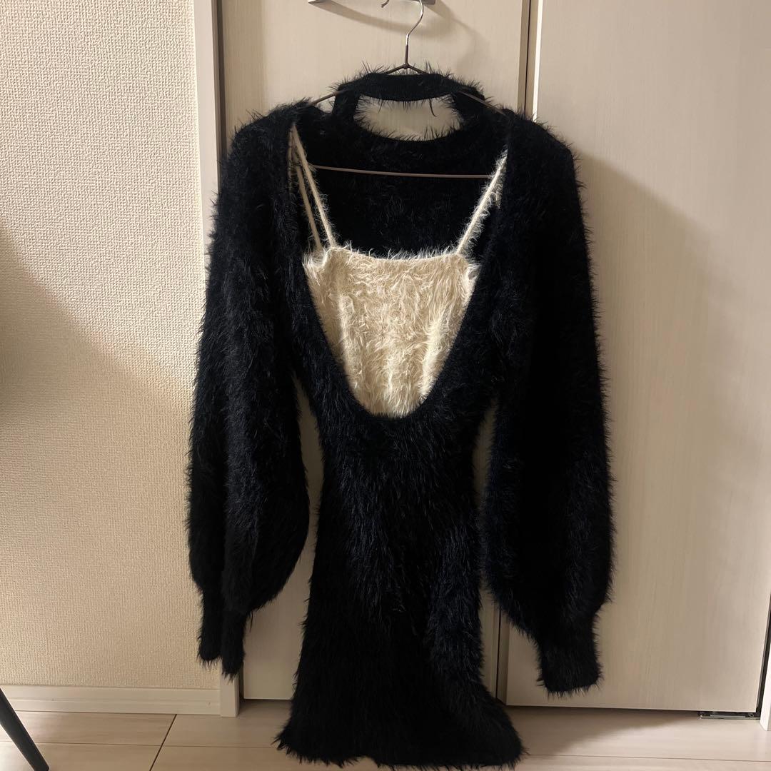 amerge onepiece × ribbon cami set