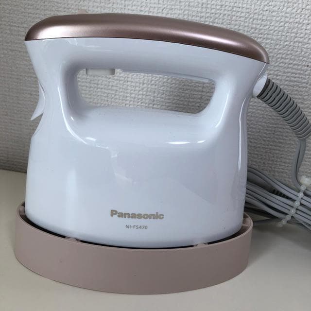 パナソニック 衣類スチーマー NI-FS470-PN