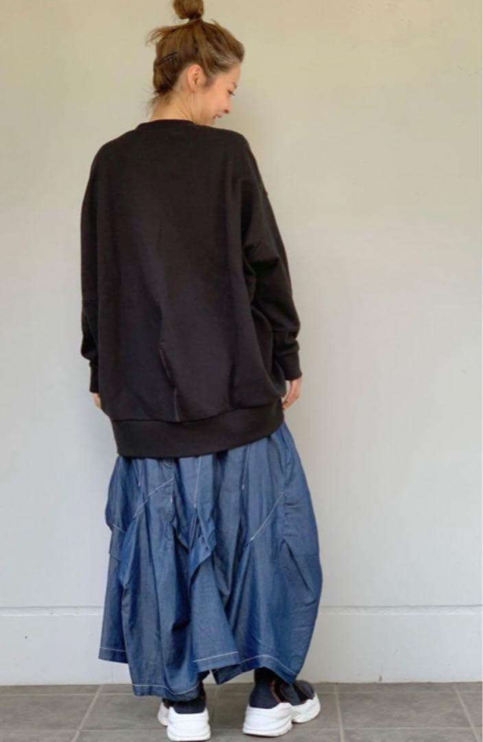 mercibeaucoup Leeコラボ 裏毛 メルシーボークー　ブラック